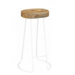 Tractor Stool White